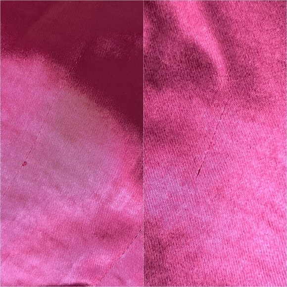 NWT ELLIATT 70s Satin Cowl Neck Sleeveless Asymmetrical Wrap Hem Draped Dress S - Picture 9 of 10